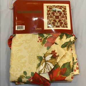 Euro Seasonal Garden 3PC Kitchen Curtain